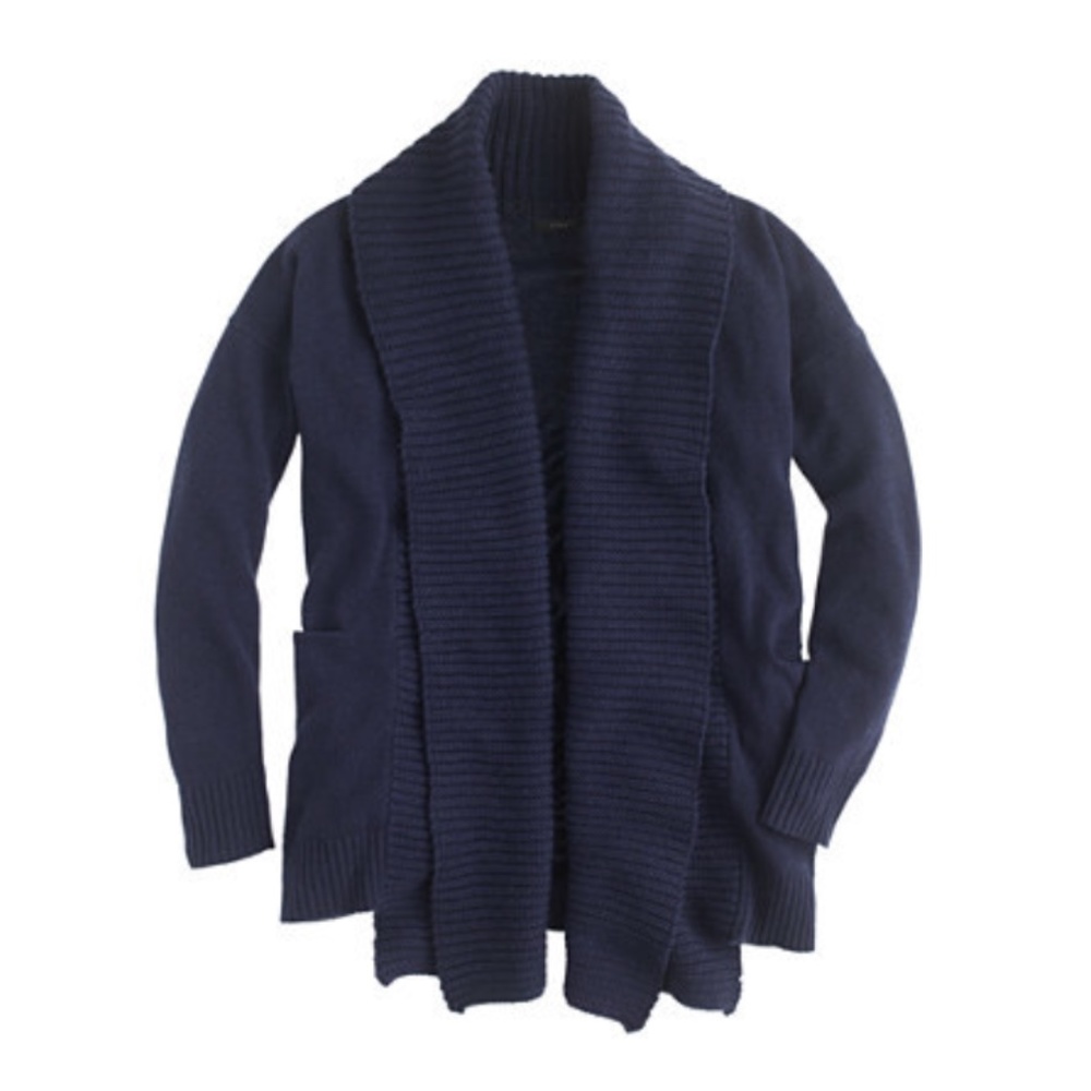 J Crew Navy Cardigan
